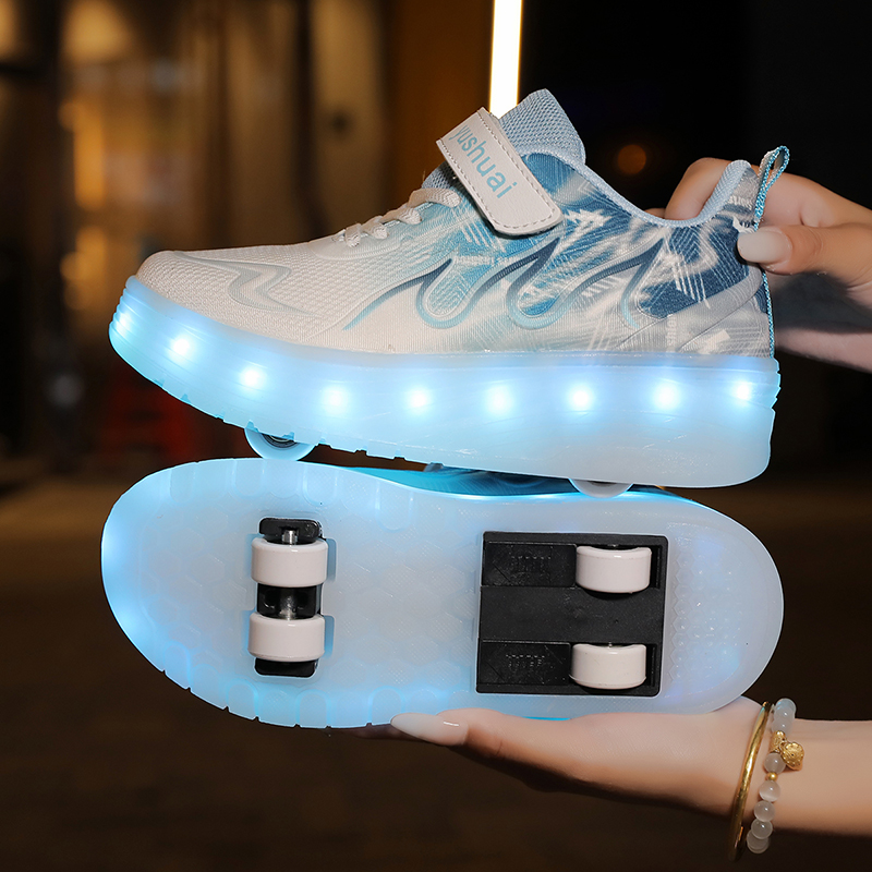 Outdoor Lighting Quality - Scarpe con Ruote per Giovani con