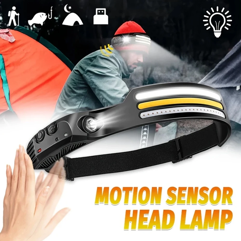 Outdoor Lighting With Sensor - Lampada frontale a induzione LED COB