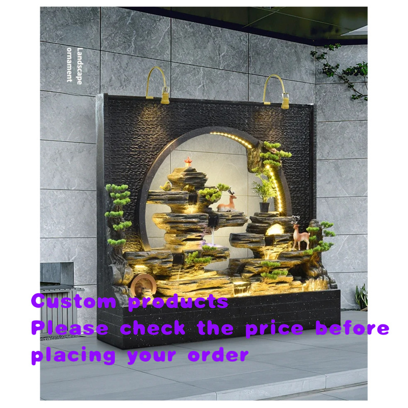 Outdoor Zen Lighting - Fontana da parete personalizzata per interni