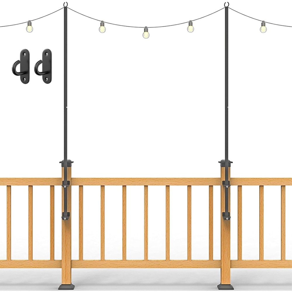 Outdoor Lighting Garden - Confezione da 2 pali luminosi a