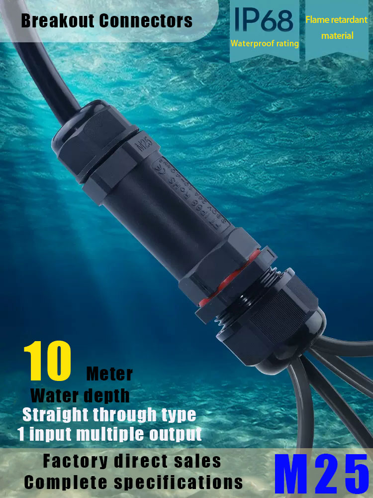 Outdoor Lighting Connectors - IP68 Connettore Impermeabile Tipo di Montaggio