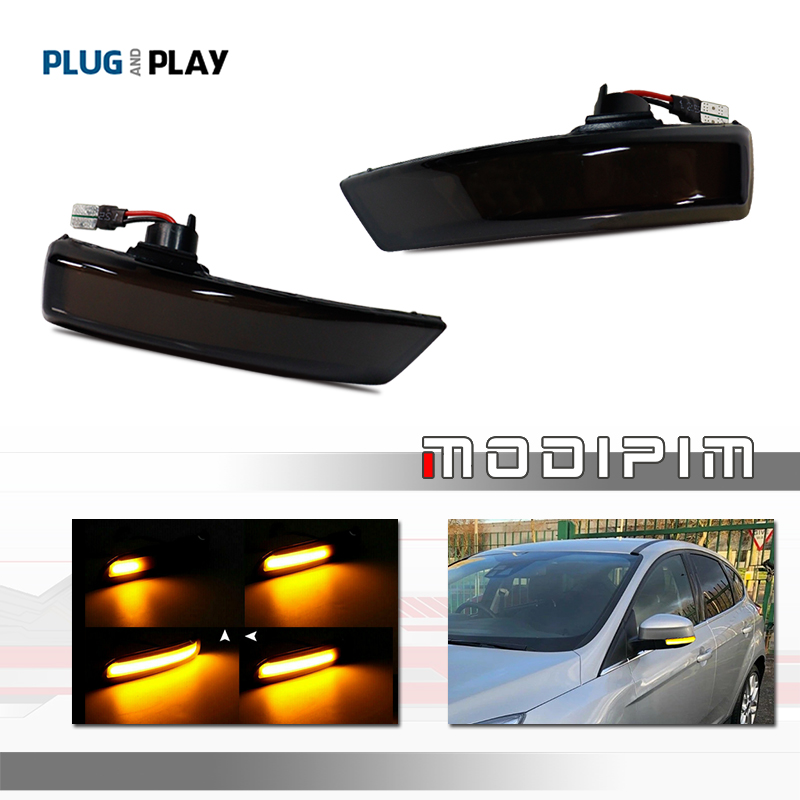 Outdoor Lighting Yellow - Auto Anteriore Vista Laterale Specchio Luci