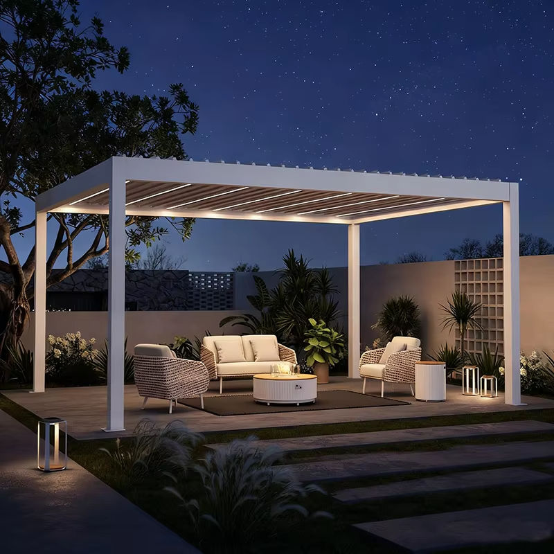 Outdoor Lighting Garden - Pergola Rettangolare da Giardino Resistente alla