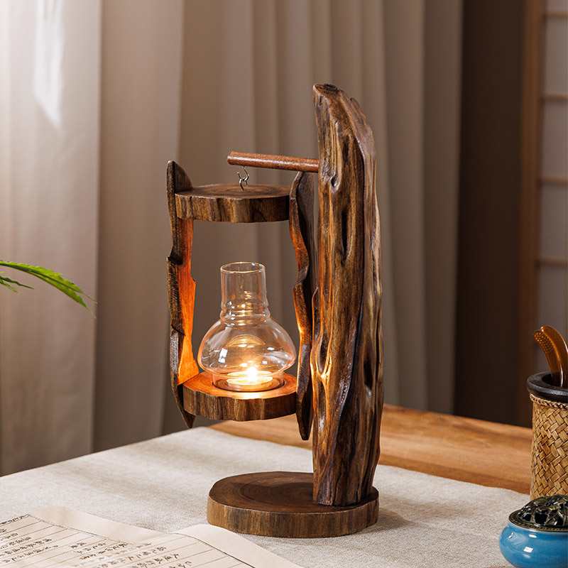 Outdoor Zen Lighting - Lampada a vento in legno Candeliere