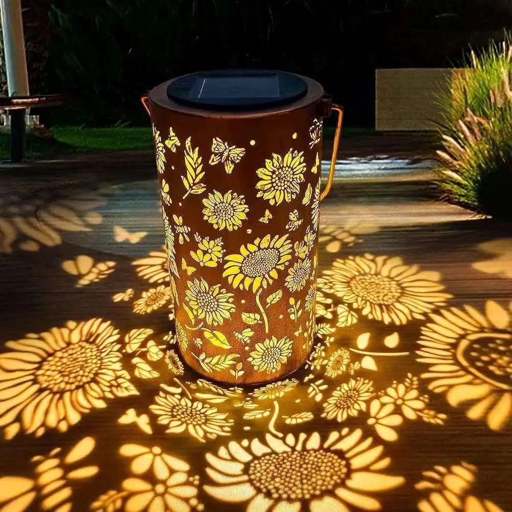 Outdoor Lighting Garden - Luce Solare a Forma di Girasole,