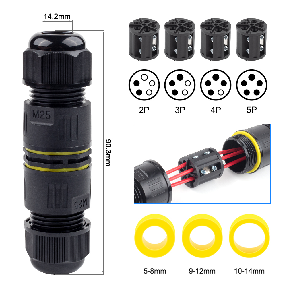 Outdoor Lighting Connectors - IP68 M25 Connettore del cavo Scatola