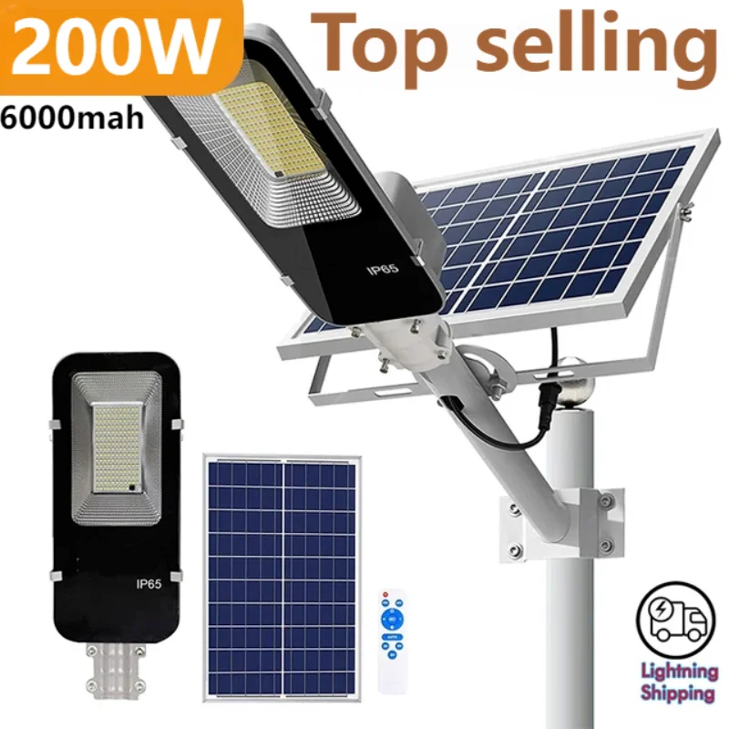 Outdoor Lighting Dusk To Dawn - Lampione stradale solare esterno potente da