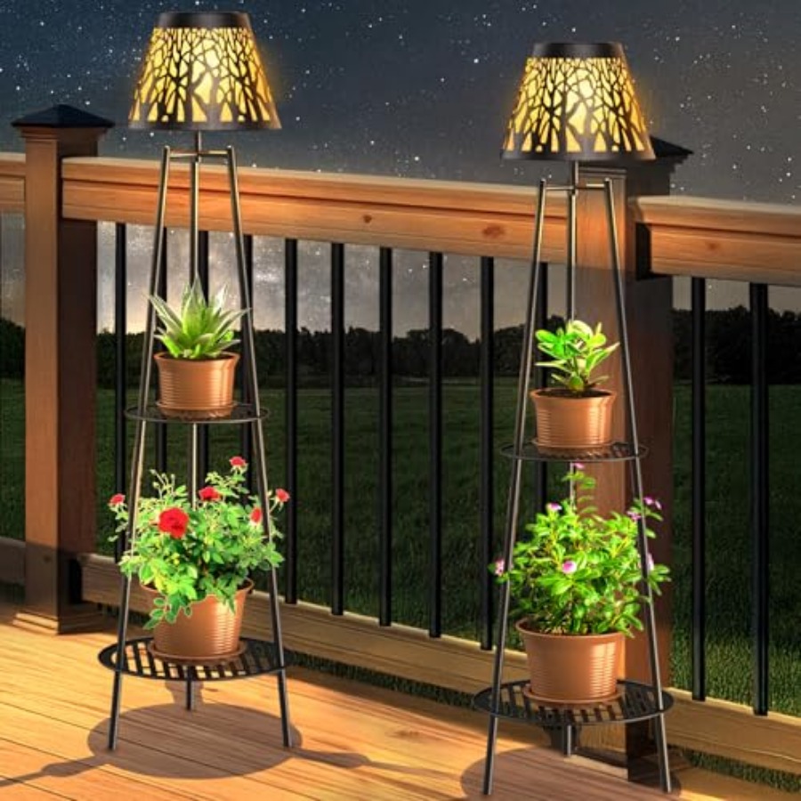 Outdoor Lighting Garden - Set di 2 Lampade Solari da