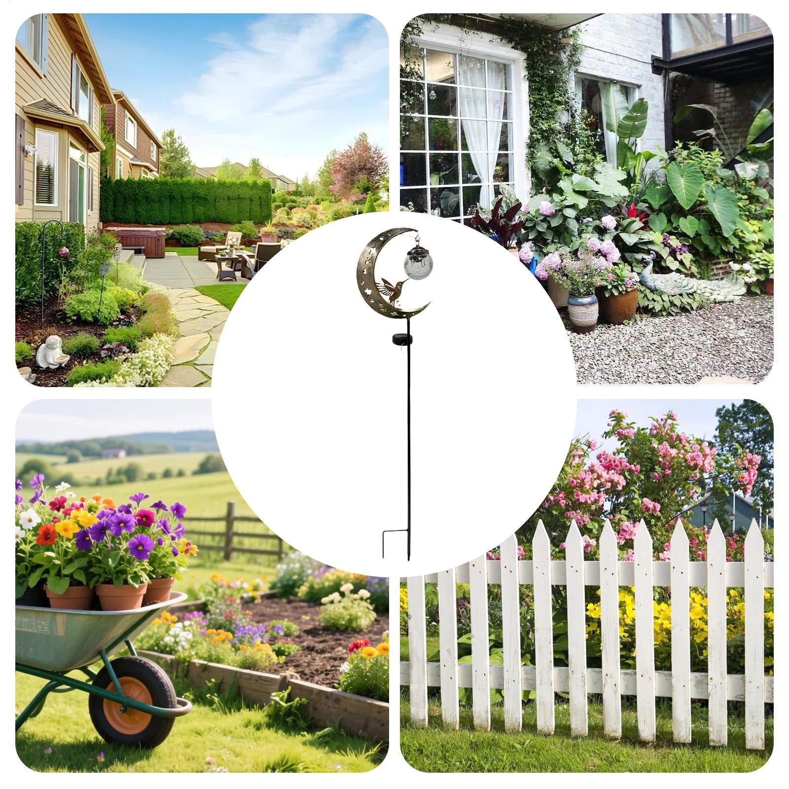Outdoor Lighting Yard Stakes - Luci solari da esterno a forma