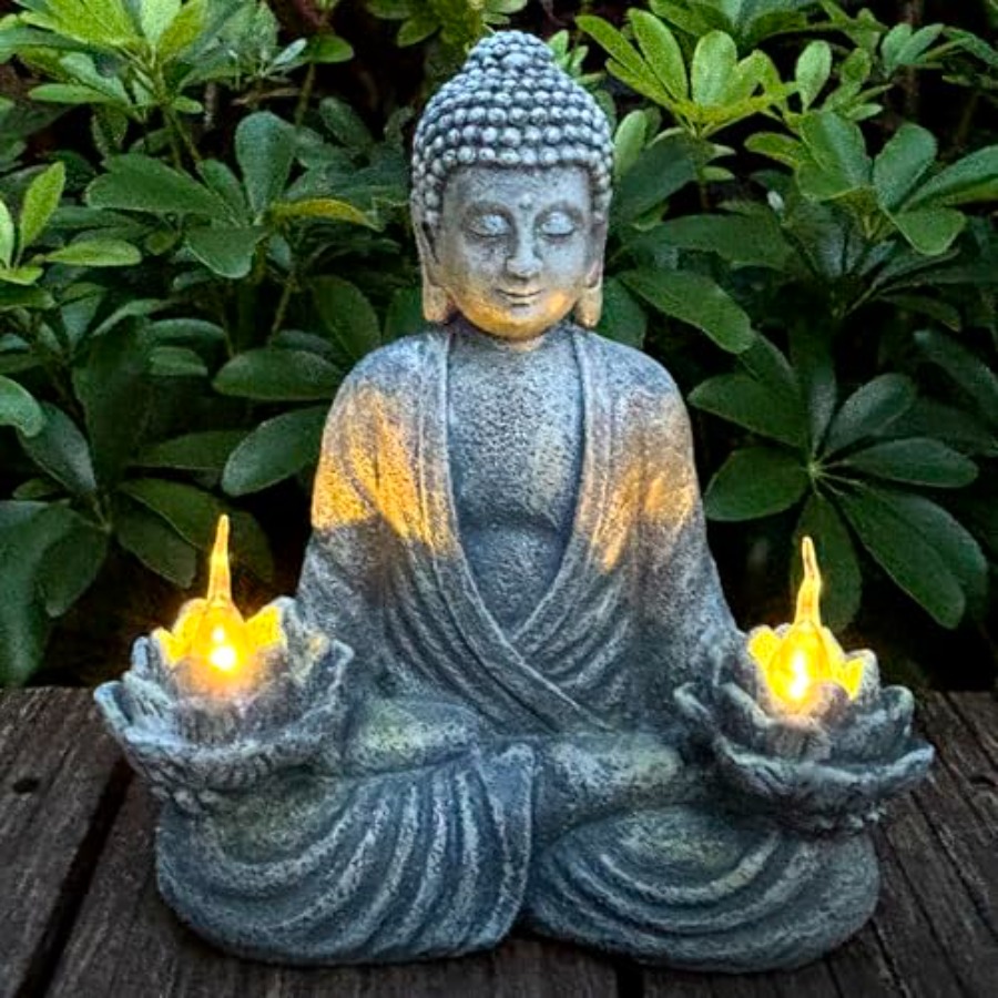 Outdoor Zen Lighting - Statua di Buddha per Arredamento Interno