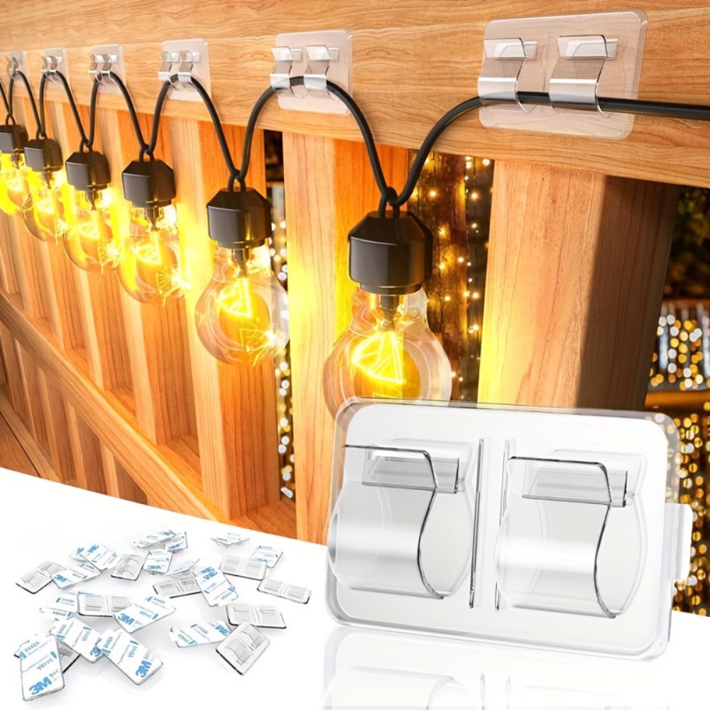 Outdoor Lighting Cable - Ganci da 4/10 pezzi per luci