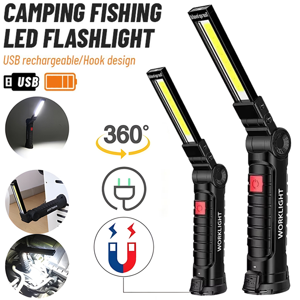 Outdoor Lighting Rechargeable - Torcia LED COB Lampada di ispezione