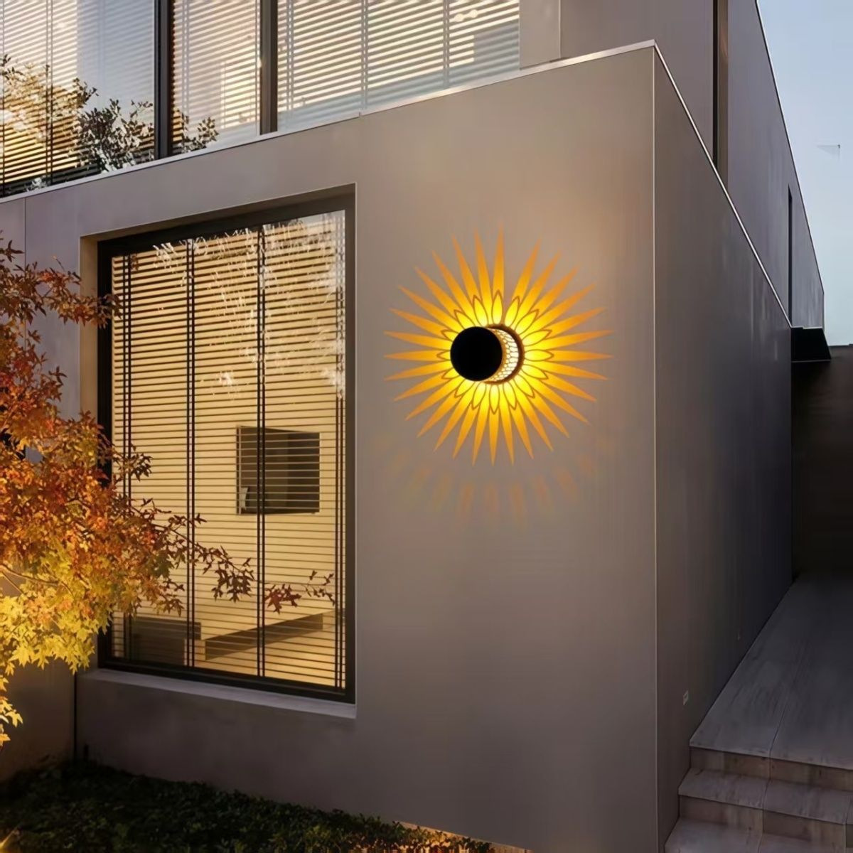 Outdoor Lighting With Sensor - Lampada Solare da Giardino con Sensore,