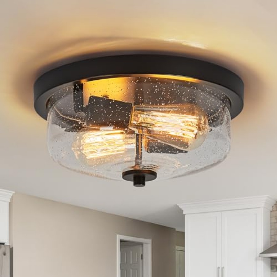Outdoor Lighting Fixtures - Plafoniera a incasso stile rustico per