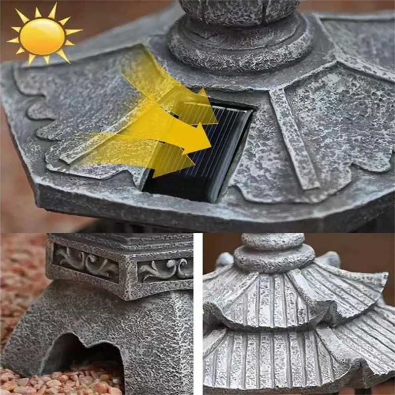 Statue a Forma di Pagoda per E - Outdoor Zen Lighting recensione e prezzo