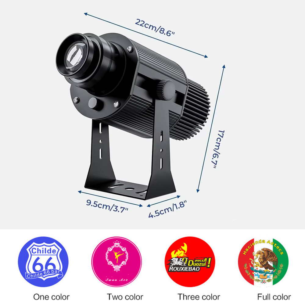 Proiettore Gobo LED HD Rotante - Outdoor Lighting Logo recensione e prezzo