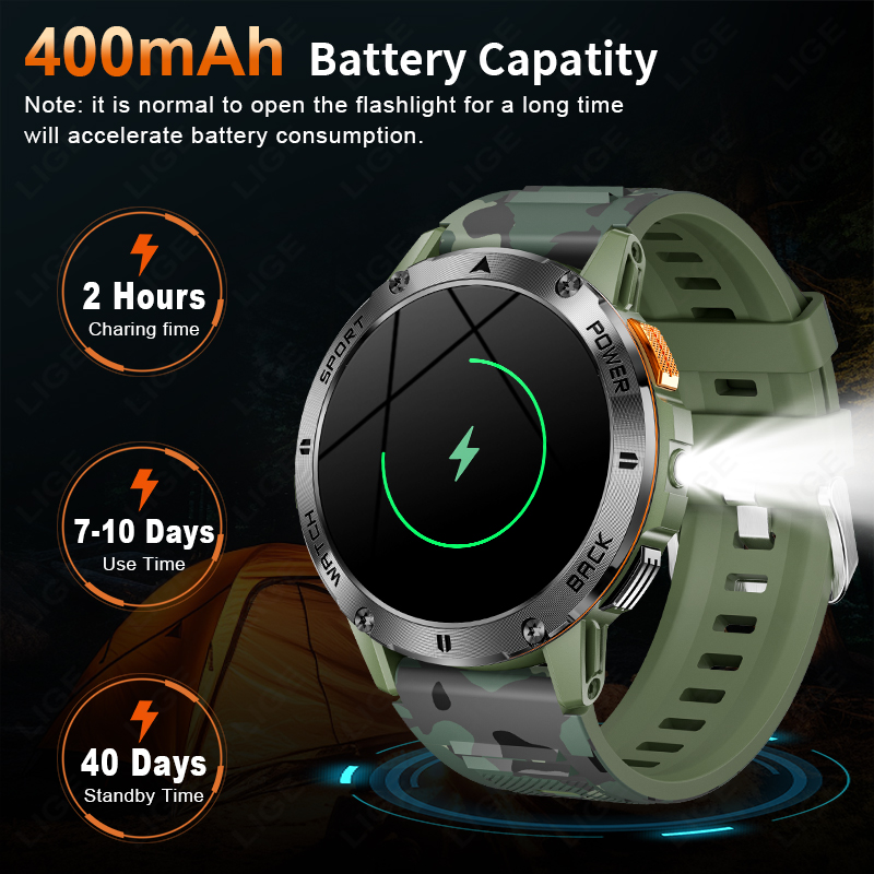 LIGE Smartwatch da uomo di liv - Outdoor Lighting Remote Control recensione e prezzo