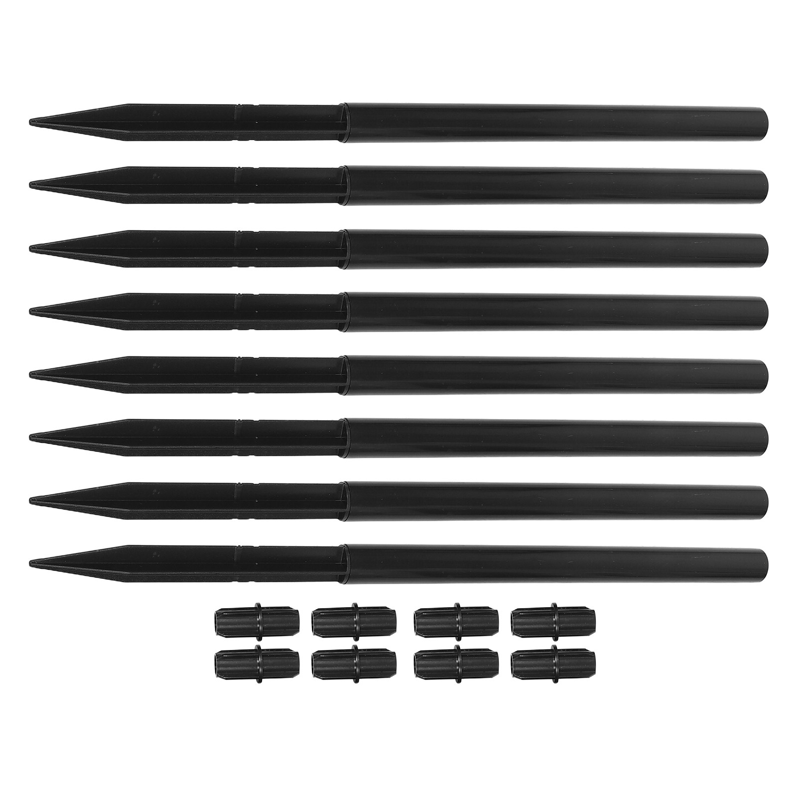 8 Set di Picchetti Solari Neri - Outdoor Lighting Yard Stakes recensione e prezzo