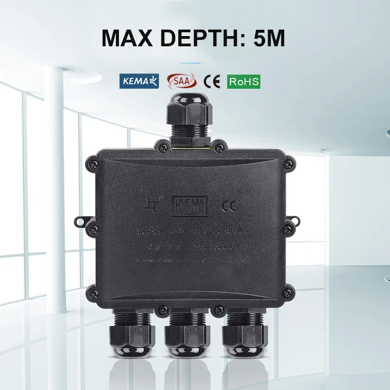 4Way 1In3Out IP68 Impermeabile - Outdoor Lighting Junction recensione e prezzo