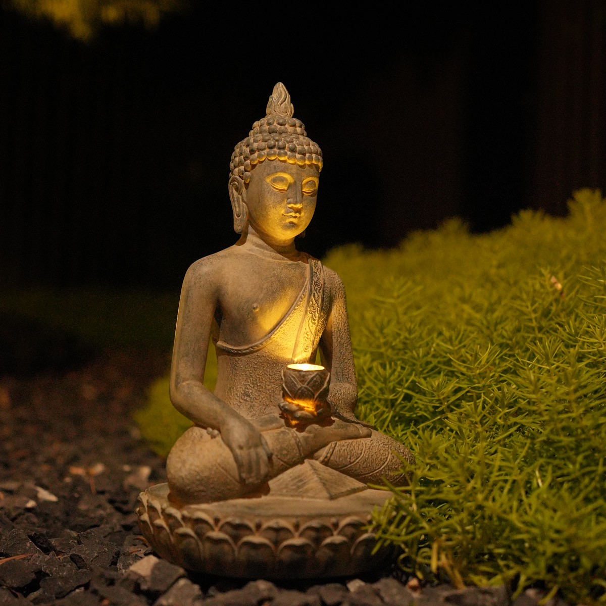 Statua di Buddha Ispirata allo - Outdoor Zen Lighting recensione e prezzo