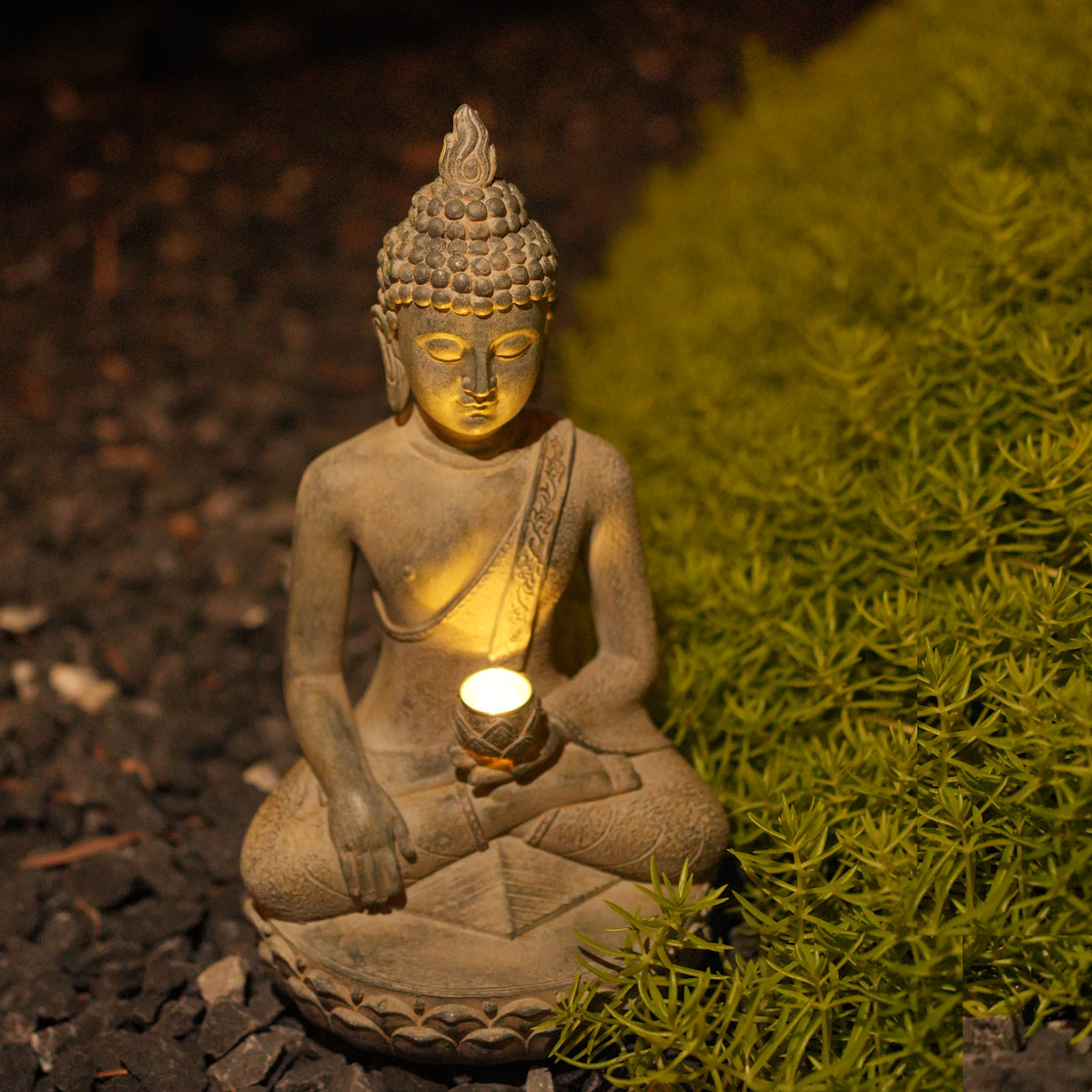 Statua di Buddha Ispirata allo - Outdoor Zen Lighting recensione e prezzo