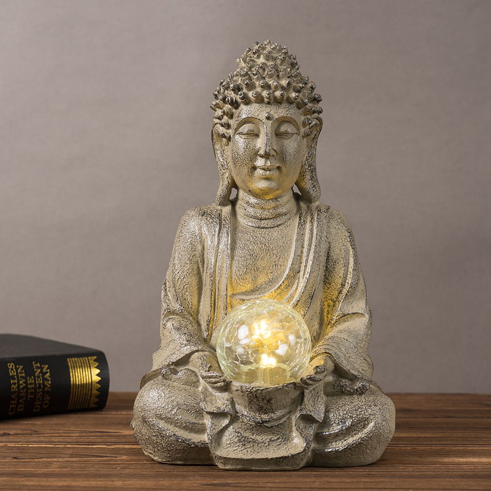 Statua di Buddha in resina Vil - Outdoor Zen Lighting recensione e prezzo