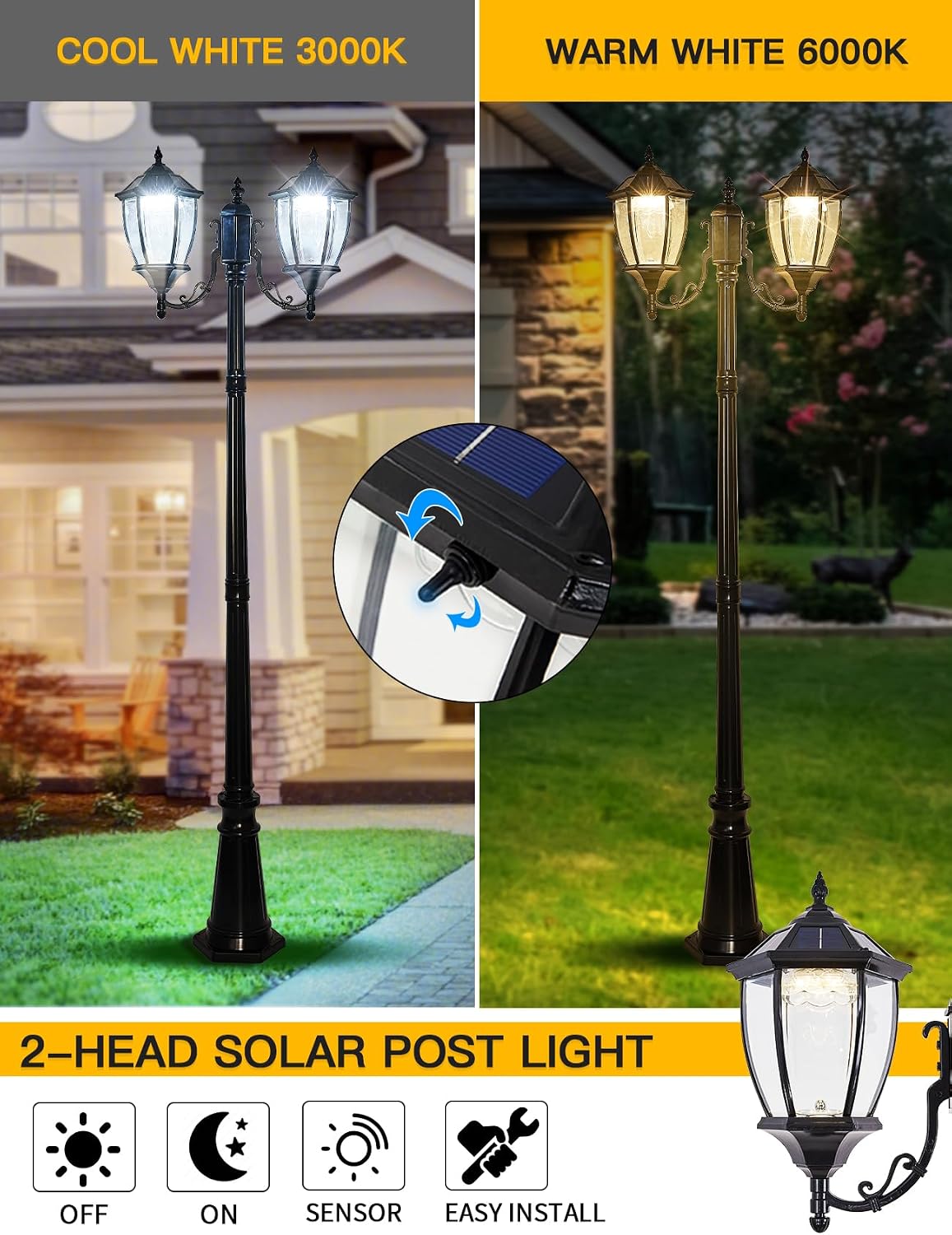 Lampade Solari da Esterno con  - Outdoor Lighting Dusk To Dawn recensione e prezzo