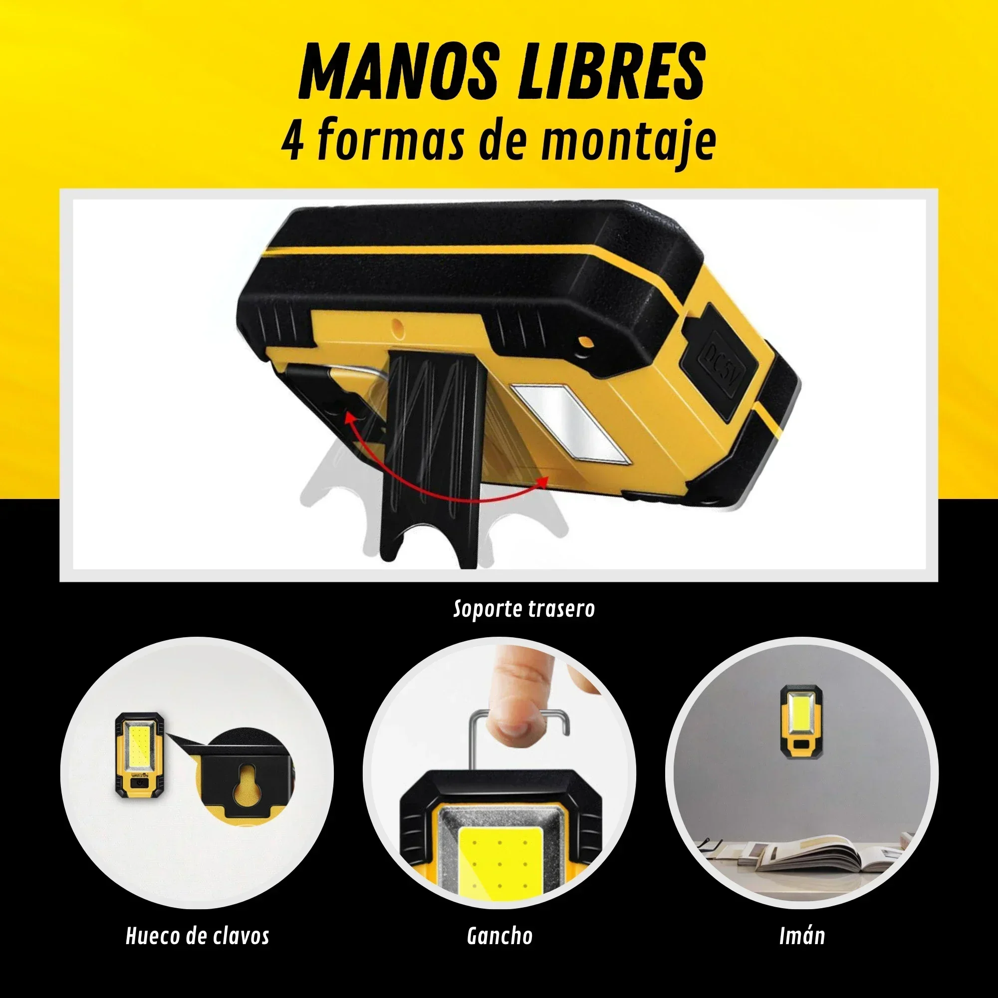 Torcia da Lavoro Ricaricabile  - Outdoor Lighting Fixtures recensione e prezzo