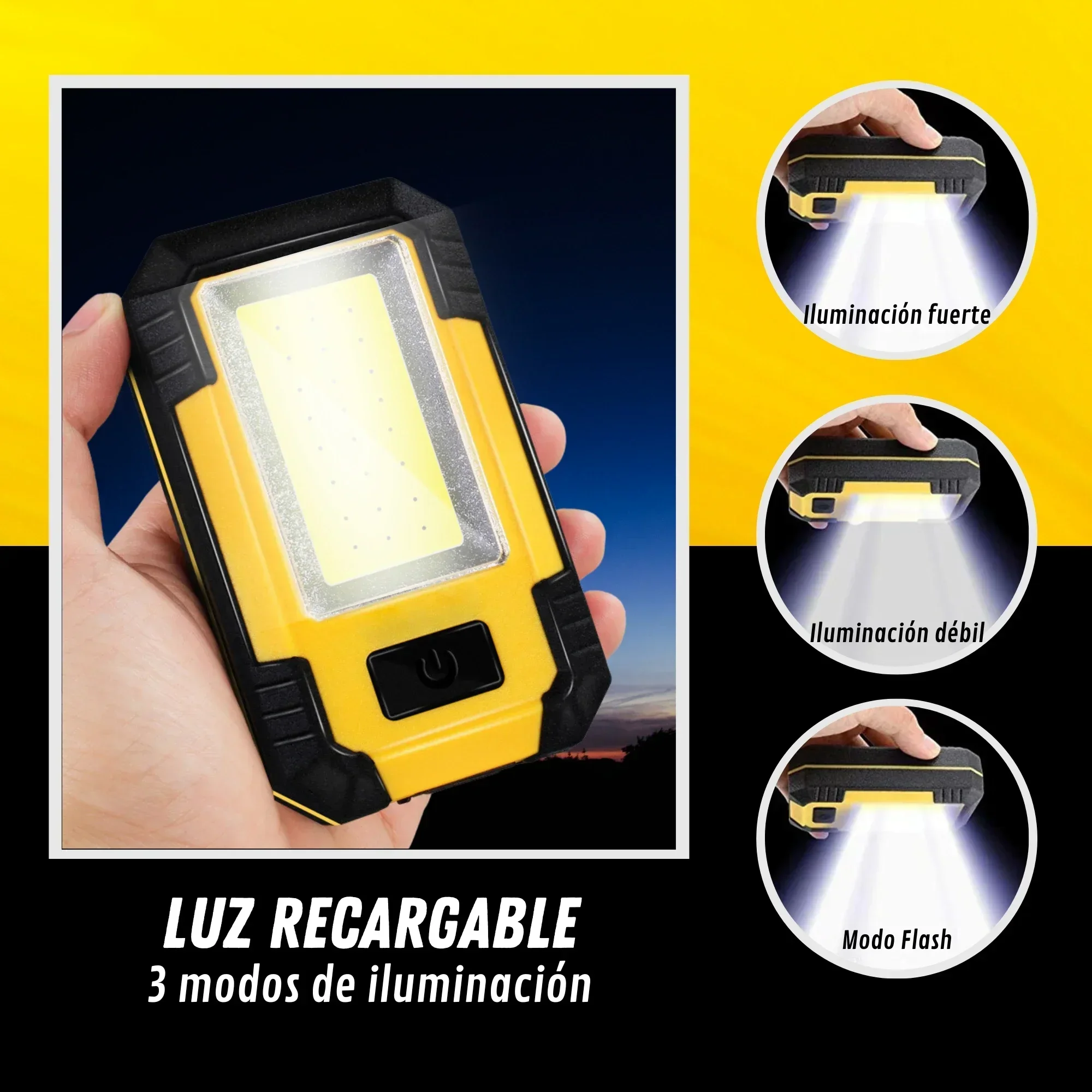 Torcia da Lavoro Ricaricabile  - Outdoor Lighting Fixtures recensione e prezzo