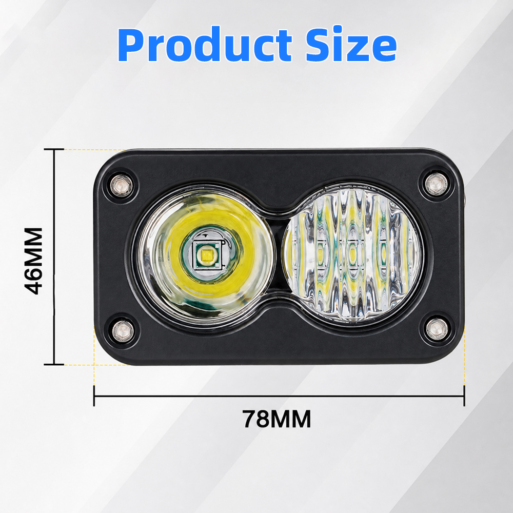 Faro LED da 3 Pollici per Rids - Outdoor Lighting Yellow recensione e prezzo
