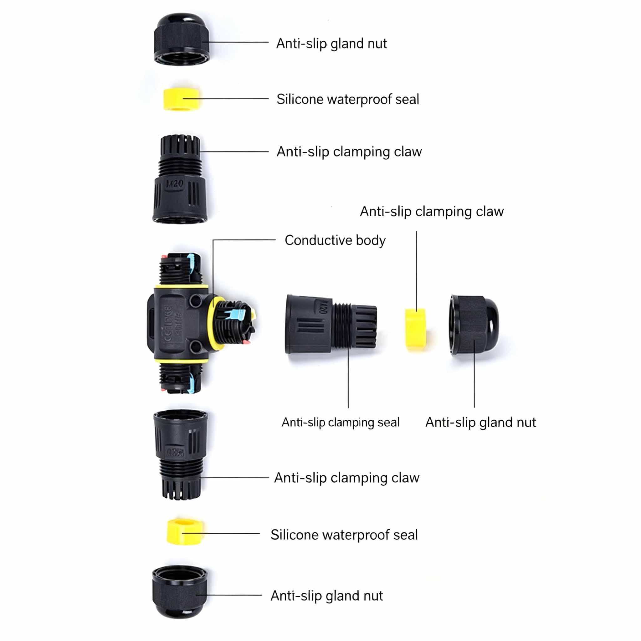 Connettore a T impermeabile IP - Outdoor Lighting Connectors recensione e prezzo