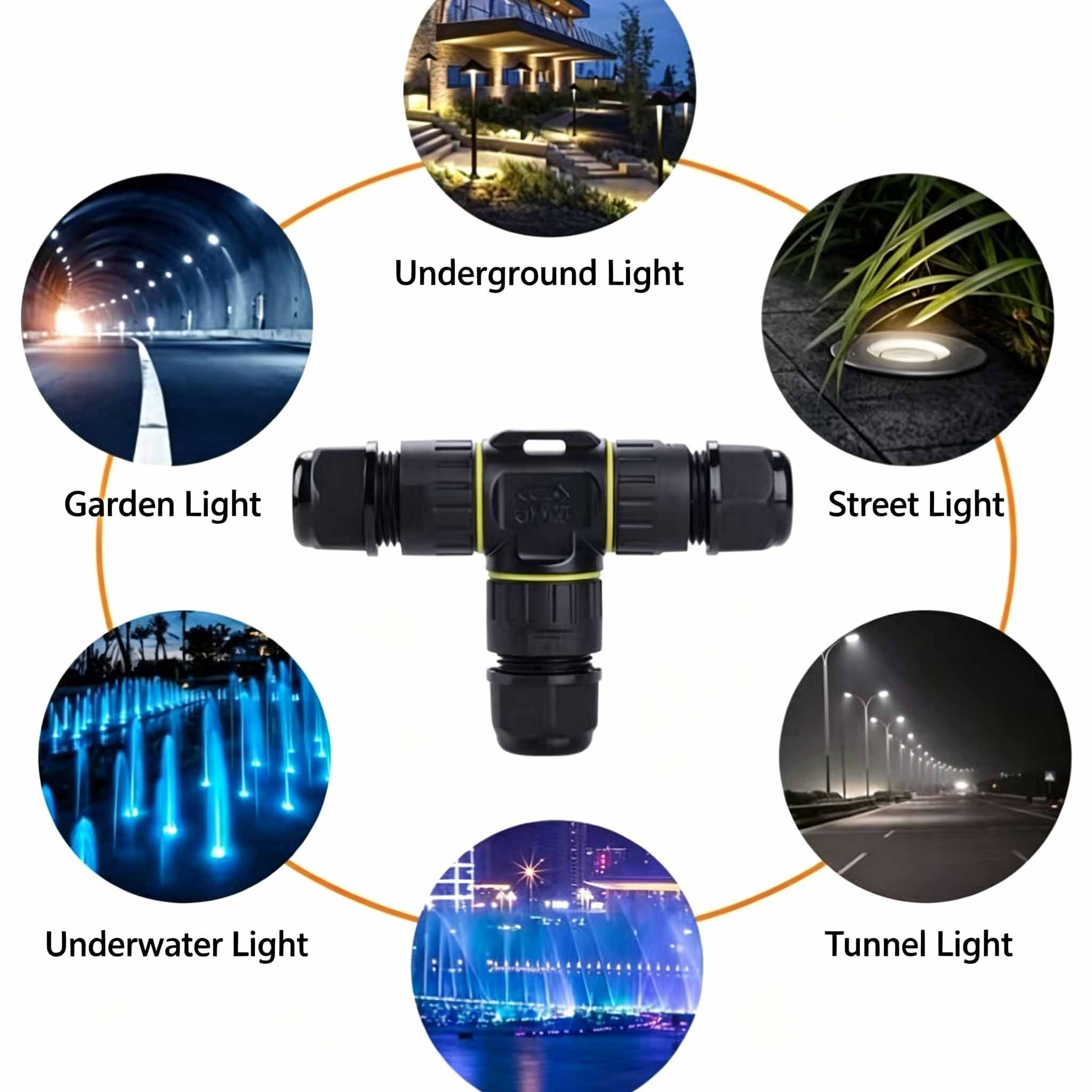 Connettore a T impermeabile IP - Outdoor Lighting Connectors recensione e prezzo