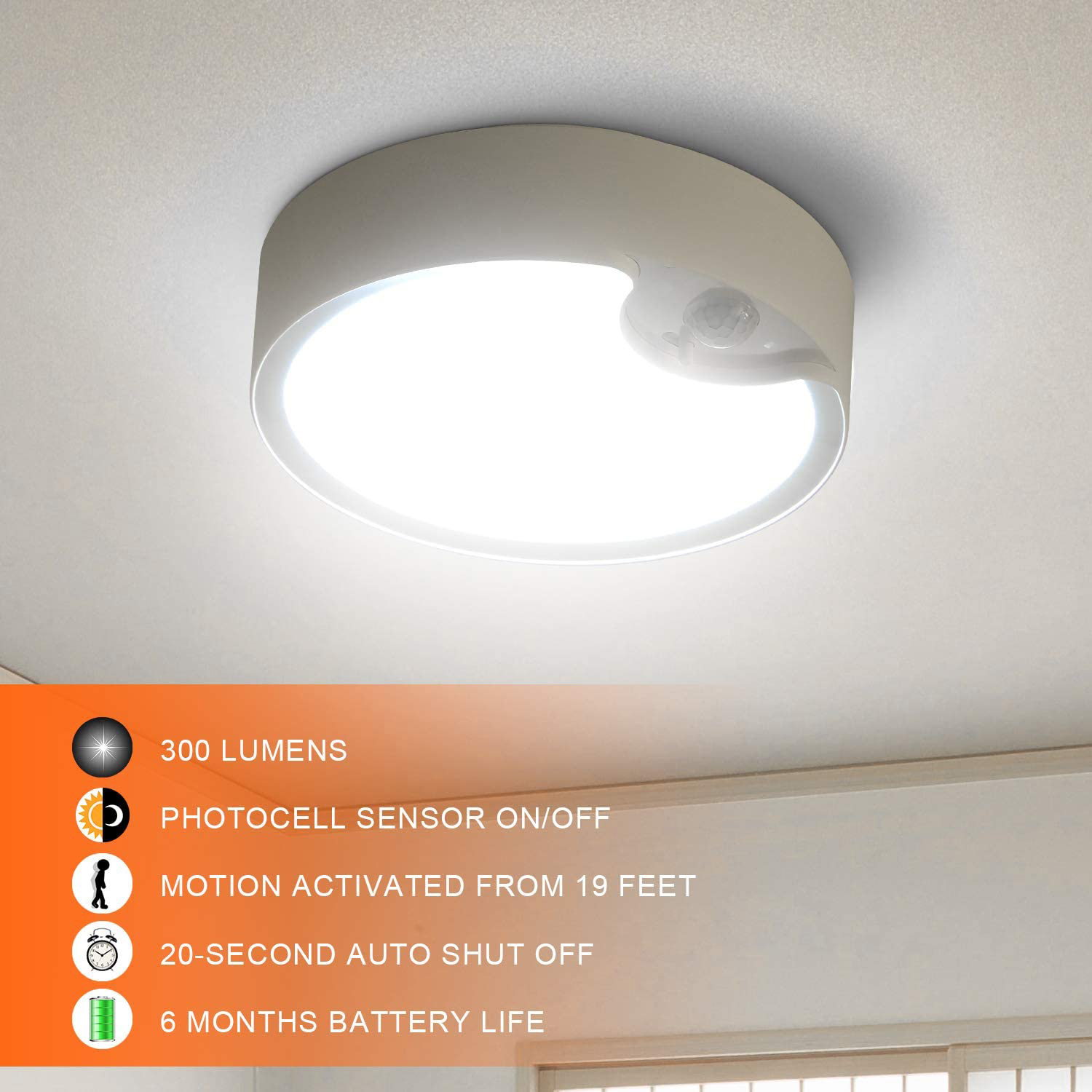 Plafoniere con sensore di movi - Outdoor Lighting With Sensor recensione e prezzo