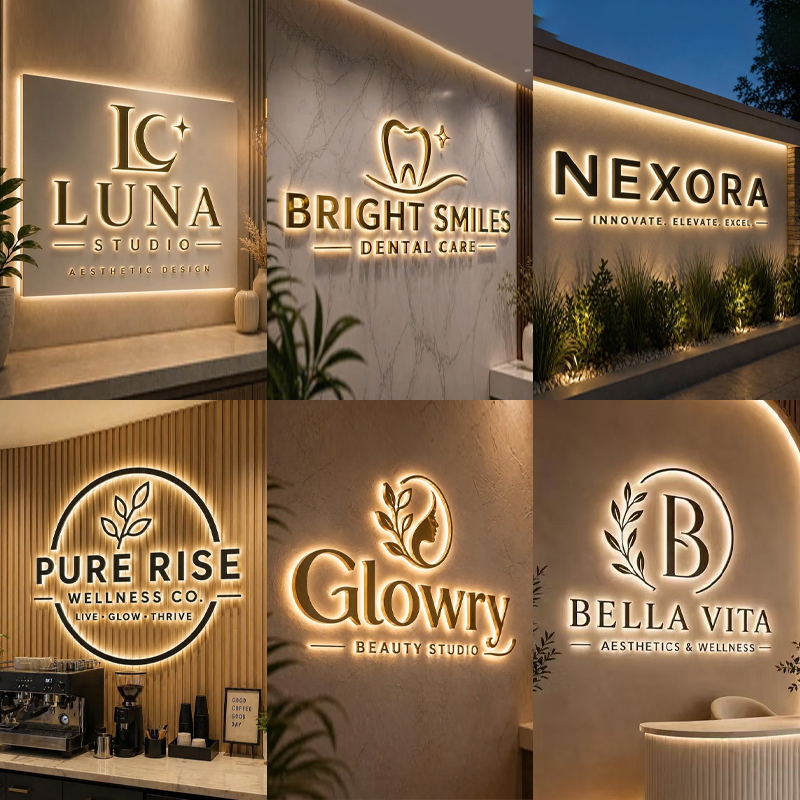 Insegna in Metallo Retroillumi - Outdoor Lighting Logo recensione e prezzo