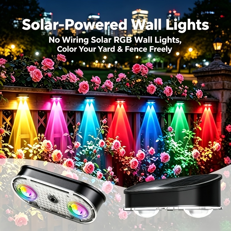 Luce Solare RGB per Recinzione - Outdoor Lighting Dusk To Dawn recensione e prezzo