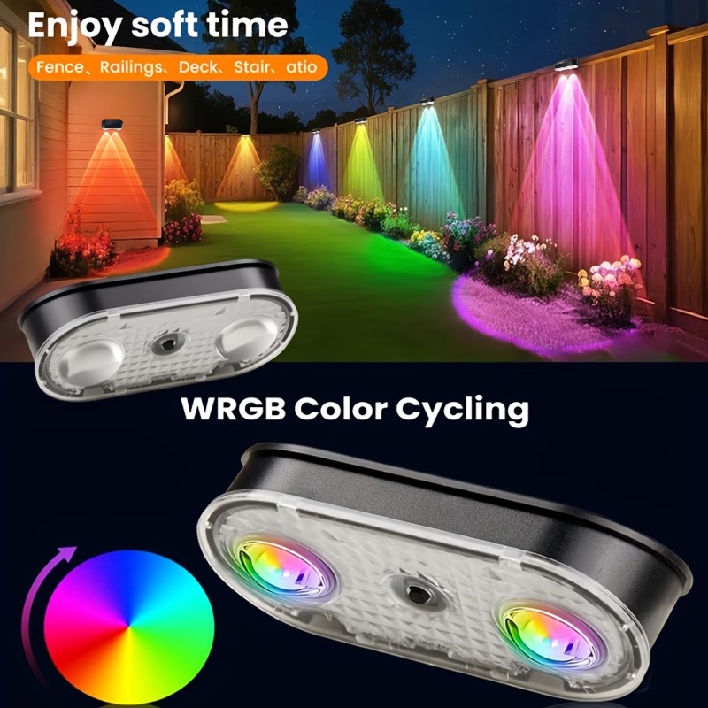 Luce Solare RGB per Recinzione - Outdoor Lighting Dusk To Dawn recensione e prezzo