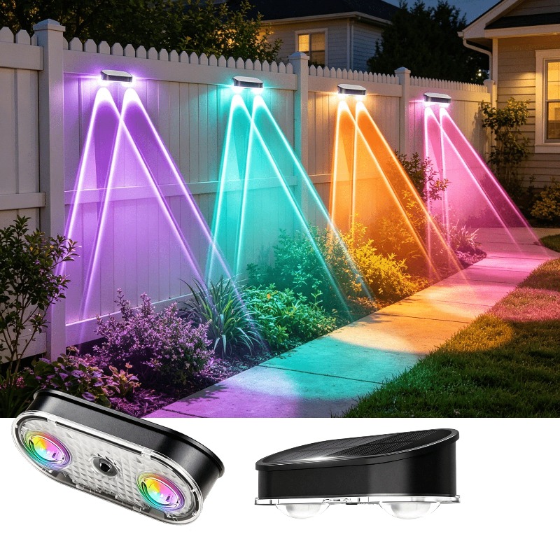 Luce Solare RGB per Recinzione - Outdoor Lighting Dusk To Dawn recensione e prezzo