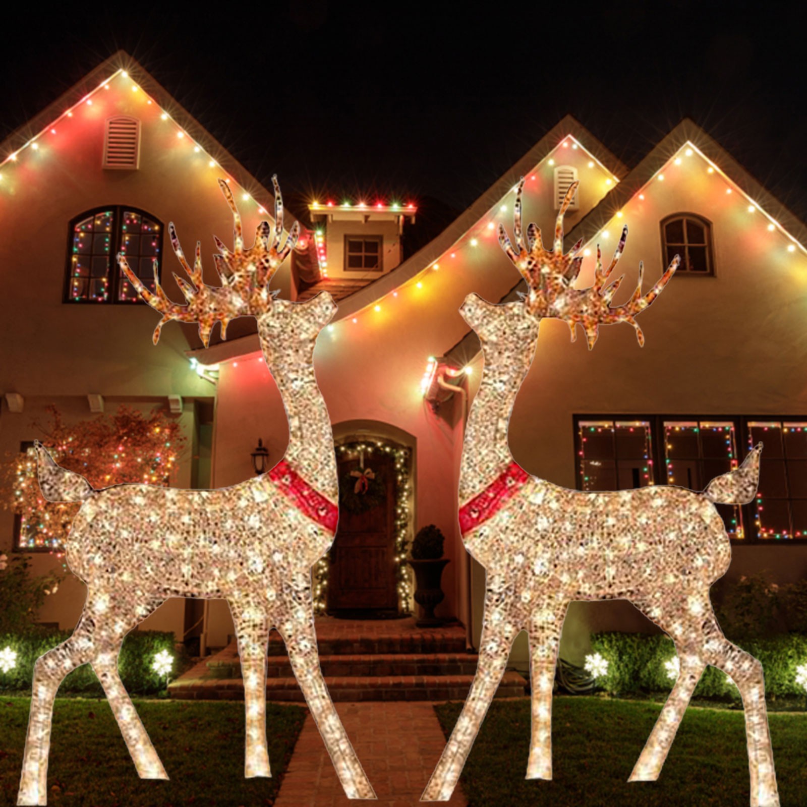 Decorazione natalizia illumina - Outdoor Lighting Yard Stakes recensione e prezzo