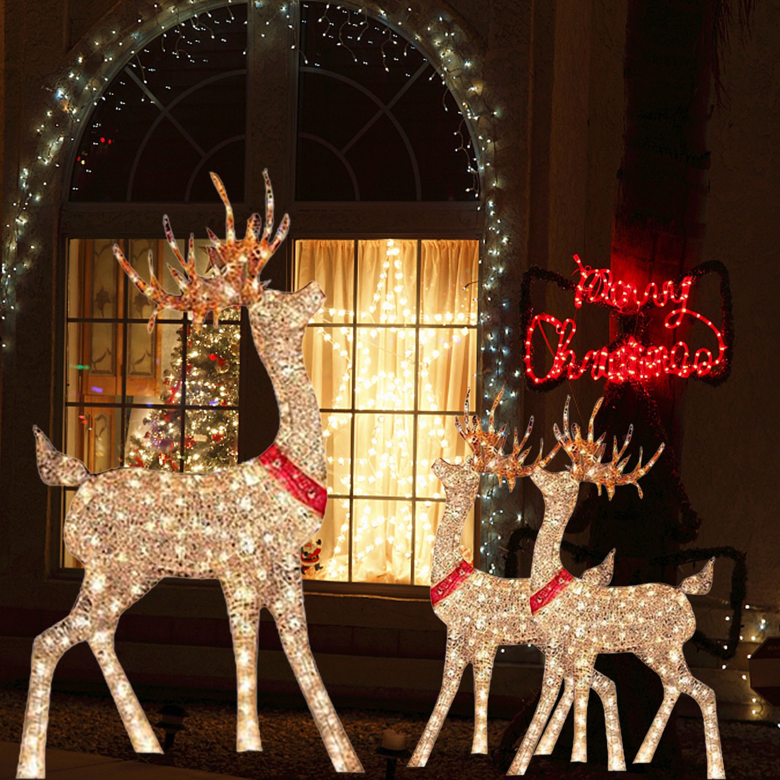 Decorazione natalizia illumina - Outdoor Lighting Yard Stakes recensione e prezzo