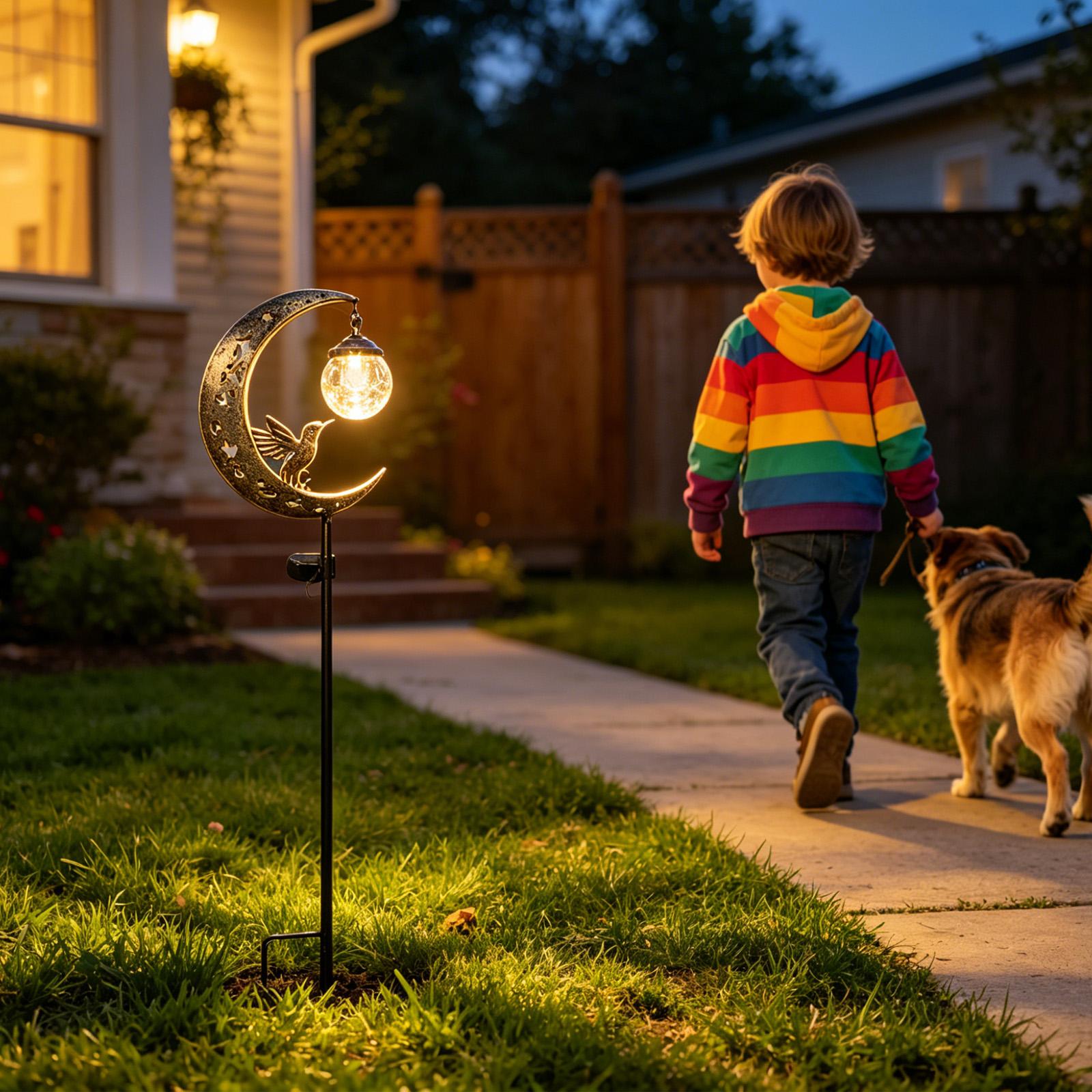 Luci solari da esterno a forma - Outdoor Lighting Yard Stakes recensione e prezzo