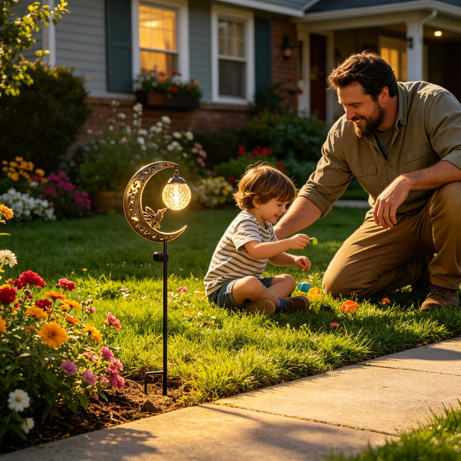 Luci solari da esterno a forma - Outdoor Lighting Yard Stakes recensione e prezzo