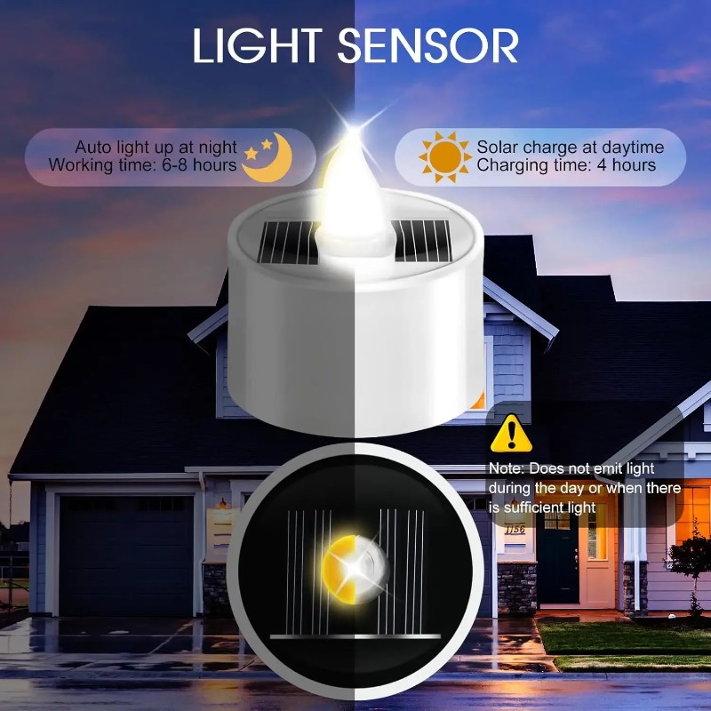 Candele LED Solari Senza Fiamm - Outdoor Lighting Dusk To Dawn recensione e prezzo