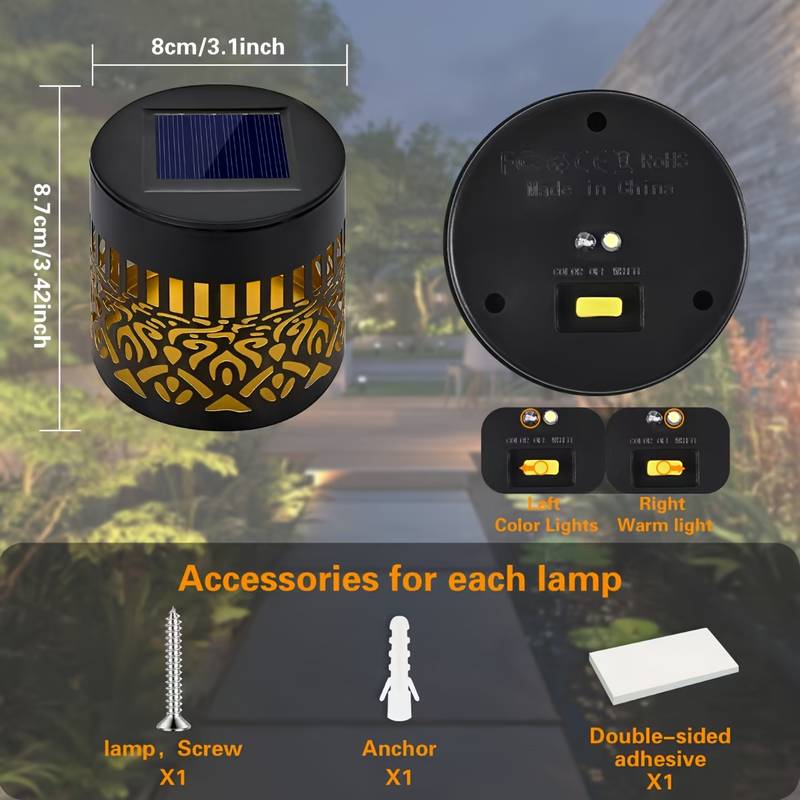 Confezione da 2 Luci Solari da - Outdoor Lighting Yellow recensione e prezzo