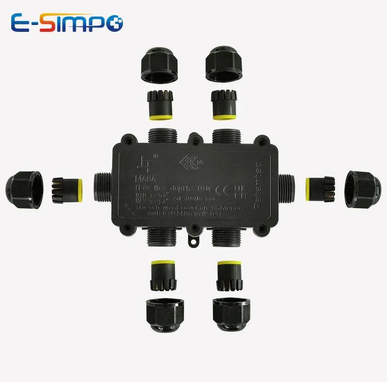 6Way 1 in5out IP68 scatola di  - Outdoor Lighting Junction recensione e prezzo