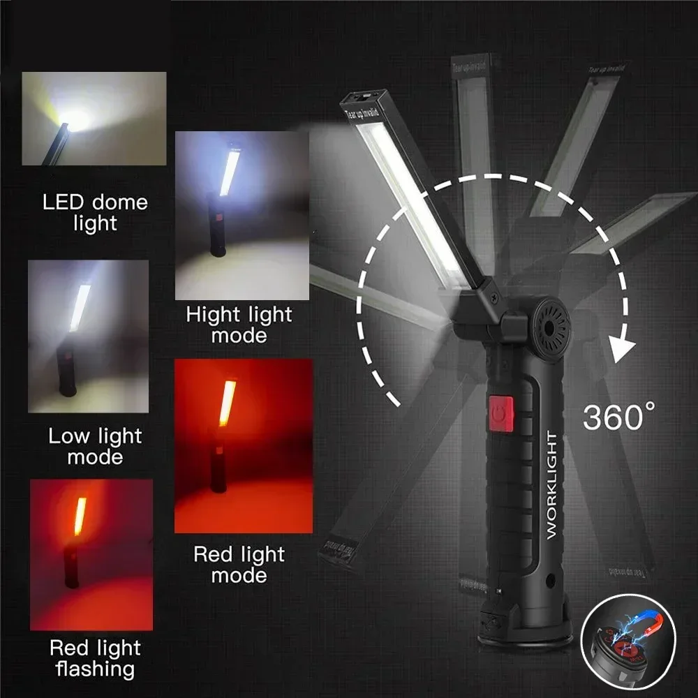Torcia LED COB Lampada di ispe - Outdoor Lighting Rechargeable recensione e prezzo