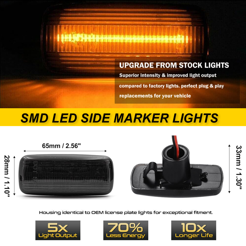 2xDynamic LED Indicatore Later - Outdoor Lighting Yellow recensione e prezzo