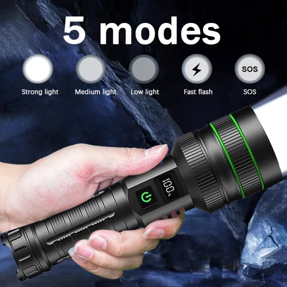 Potente torcia a LED zoomabile - Outdoor Lighting Types recensione e prezzo