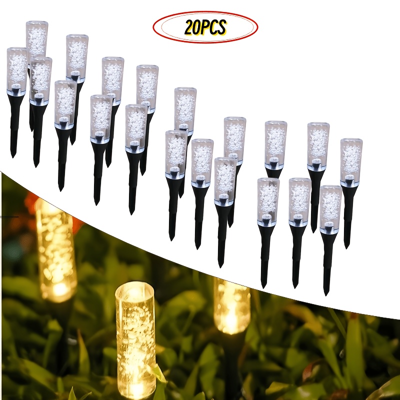 Luci Solari a Tubo Effetto Bol - Outdoor Lighting Yard Stakes recensione e prezzo